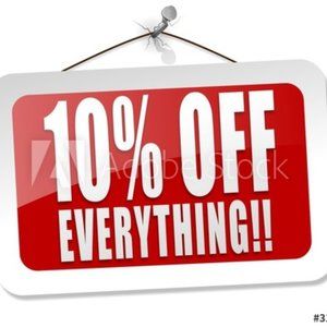 10% off Everything from my closet (Only for Today)
